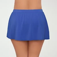 Sonnet Shores Womens Plus Swim Skirt
