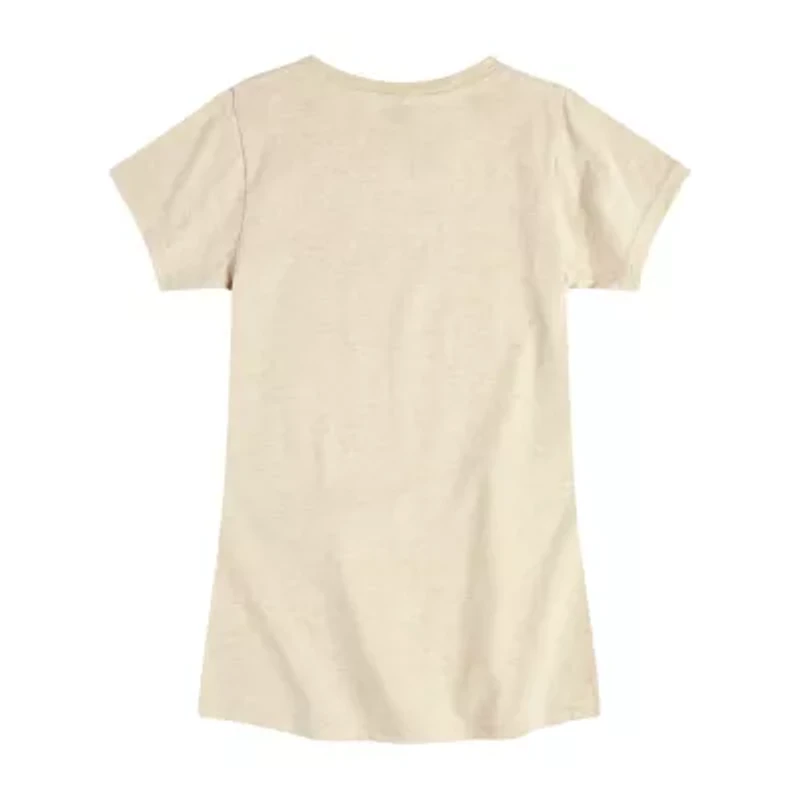 Disney Collection Big Kid Girls Crew Neck Short Sleeve Regular Fit Toy Story Graphic T-Shirt