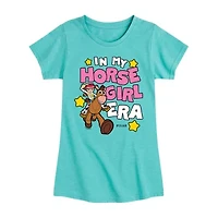 Disney Collection Big Kid Girls Crew Neck Short Sleeve Regular Fit Toy Story Graphic T-Shirt