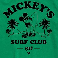 Disney Collection Big Kid Boys Crew Neck Short Sleeve Regular Fit Mickey Mouse Graphic T-Shirt