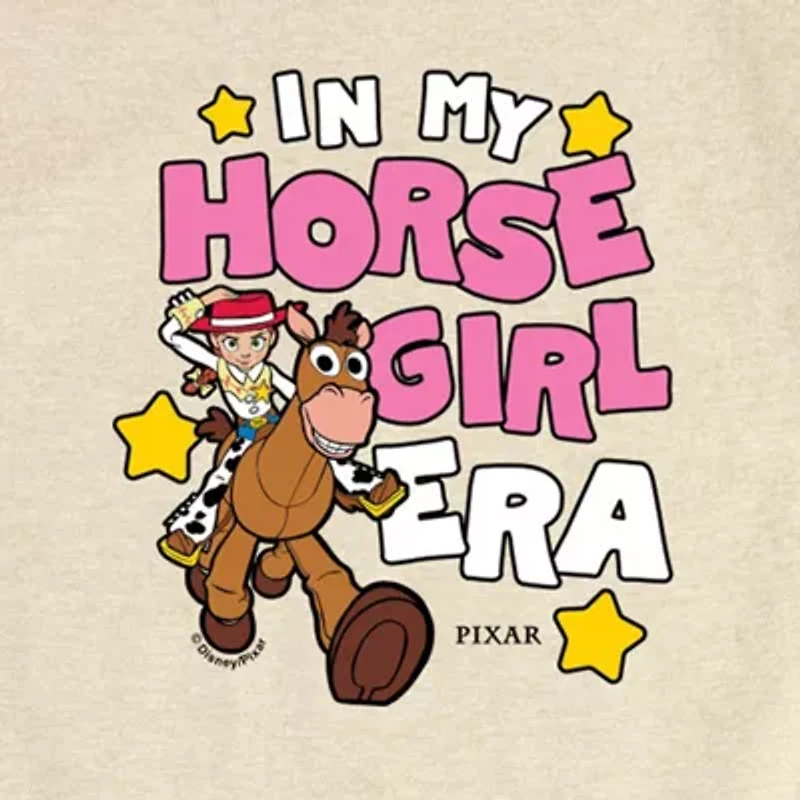 Disney Collection Toddler Girls Crew Neck Short Sleeve Regular Fit Toy Story Graphic T-Shirt