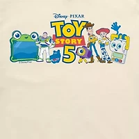 Disney Collection Big Kid Boys Crew Neck Short Sleeve Regular Fit Toy Story Graphic T-Shirt