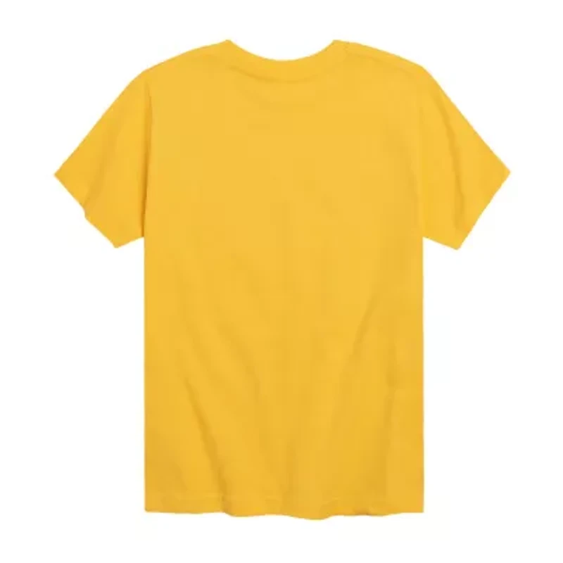 Disney Collection Big Kid Boys Crew Neck Short Sleeve Regular Fit Mickey Mouse Graphic T-Shirt