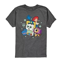 Disney Collection Big Kid Boys Crew Neck Short Sleeve Regular Fit Toy Story Graphic T-Shirt