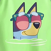 Toddler Boys Uv Protection Bluey 2-pc. Rash Guard Set