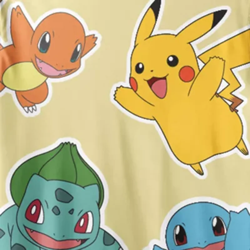 Little Boys Uv Protection Pokemon 2-pc. Rash Guard Set