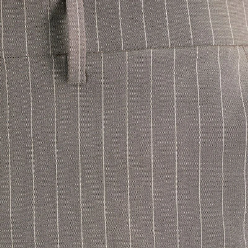 Haggar JMH Mens Stretch Fabric Classic Fit Striped Flat Front Suit Pant