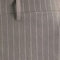 Haggar JMH Mens Stretch Fabric Classic Fit Striped Flat Front Suit Pant