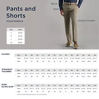 Haggar JMH Mens Stretch Fabric Classic Fit Striped Flat Front Suit Pant