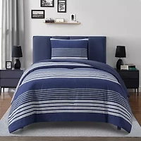AEROPOSTALE Blocked Stripe Easy Care Comforter Set
