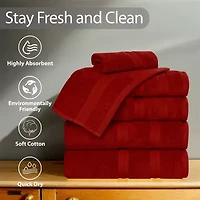 SUPERIOR® Smart Dry Cotton -pc. Quick Bath Towel Set