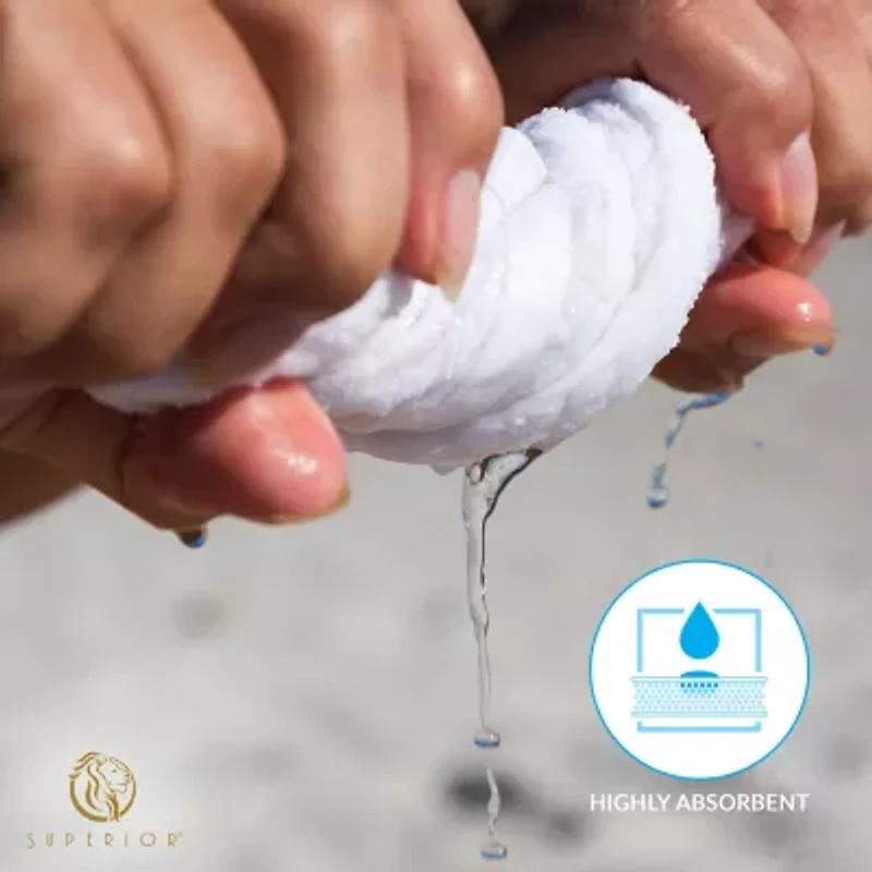 SUPERIOR® Atlas Premium Cotton -pc. Quick Dry Bath Towel Set