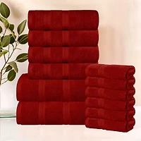 SUPERIOR® Smart Dry Cotton 12-pc. Quick Bath Towel Set