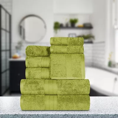 SUPERIOR® Atlas Premium Cotton 8-pc. Quick Dry Bath Towel Set
