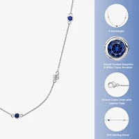 Womens Sterling Silver 18 Inch Cable Chain Necklace