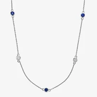 Womens Sterling Silver 18 Inch Cable Chain Necklace