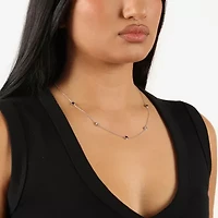 Womens Sterling Silver 18 Inch Cable Chain Necklace