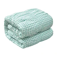AEROPOSTALE Ruched Gingham Easy Care Comforter Set