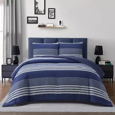 AEROPOSTALE Blocked Stripe Easy Care Comforter Set