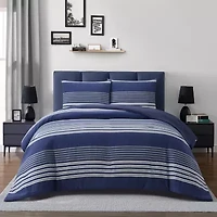 AEROPOSTALE Blocked Stripe Easy Care Comforter Set