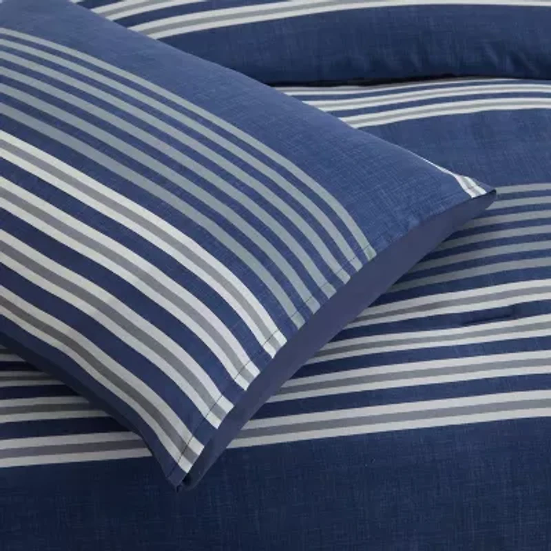 AEROPOSTALE Blocked Stripe Easy Care Comforter Set