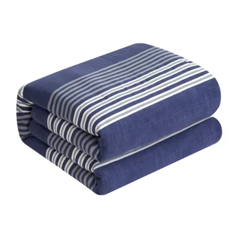 AEROPOSTALE Blocked Stripe Easy Care Comforter Set