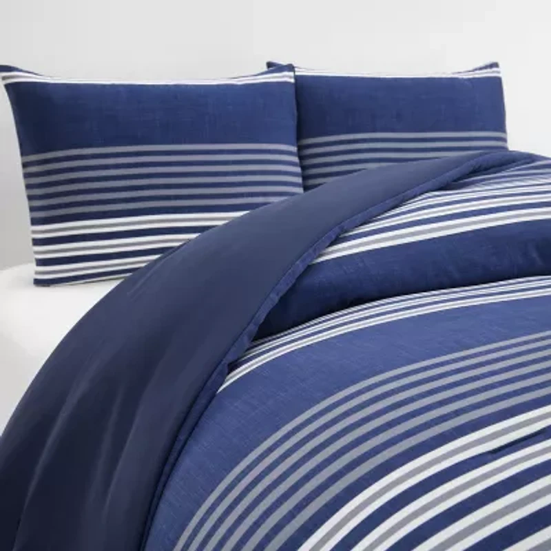 AEROPOSTALE Blocked Stripe Easy Care Comforter Set