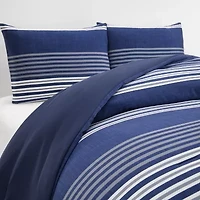 AEROPOSTALE Blocked Stripe Easy Care Comforter Set