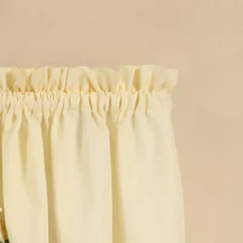 CHF Red Delicious 3-pc. Rod Pocket Kitchen Curtains & Drapes Window Set