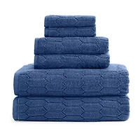 Liz Claiborne Signature Plush Logo 6-pc. Bath Towel Set