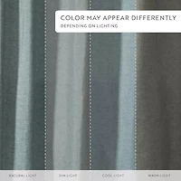 Casual Comfort Linen-Look  Solid Shower Curtain