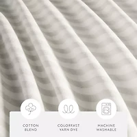 Casual Comfort Cotton Blend Printed Shower Curtain