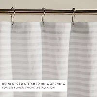 Casual Comfort Cotton Blend Printed Shower Curtain