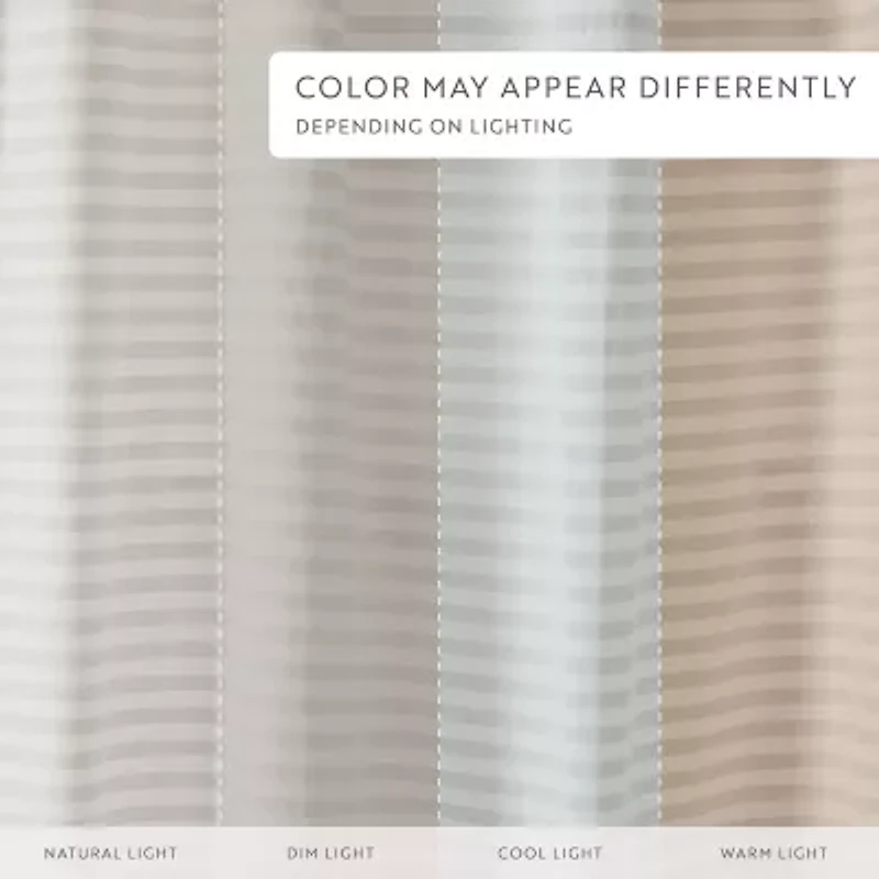 Casual Comfort Cotton Blend Printed Shower Curtain