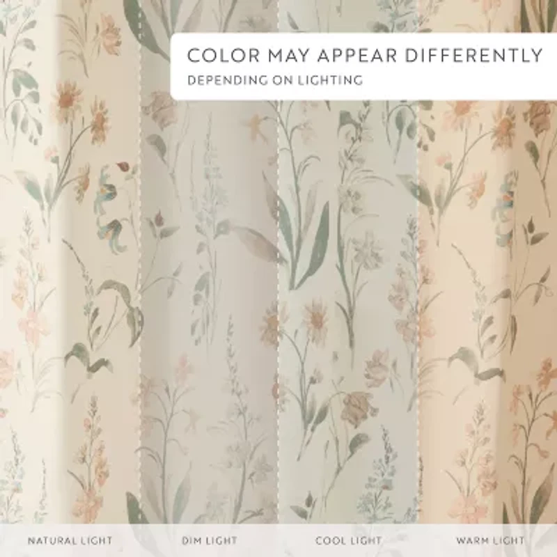 Casual Comfort Polyester Printed Shower Curtain