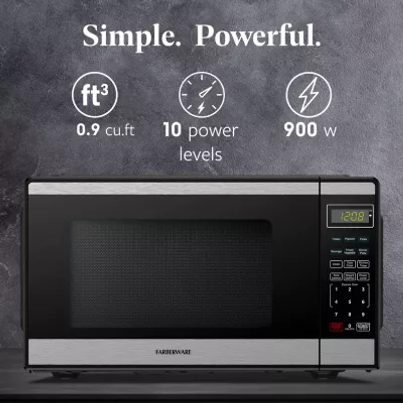 Farberware 0.9 Cu. Ft. Counter Microwave
