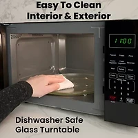 Farberware 1.1 Cu. Ft. 1000-Watt Compact Counter Microwave