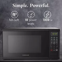 Farberware 1.1 Cu. Ft. 1000-Watt Digital Counter Microwave
