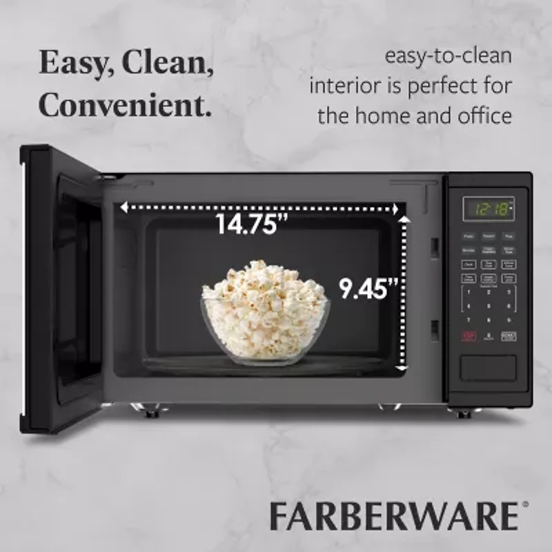 Farberware 1.1 Cu. Ft. 1000-Watt Digital Counter Microwave