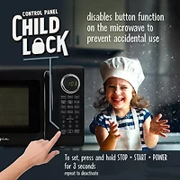 Nostalgia Retro 0.7 Cu Ft Counter Microwave