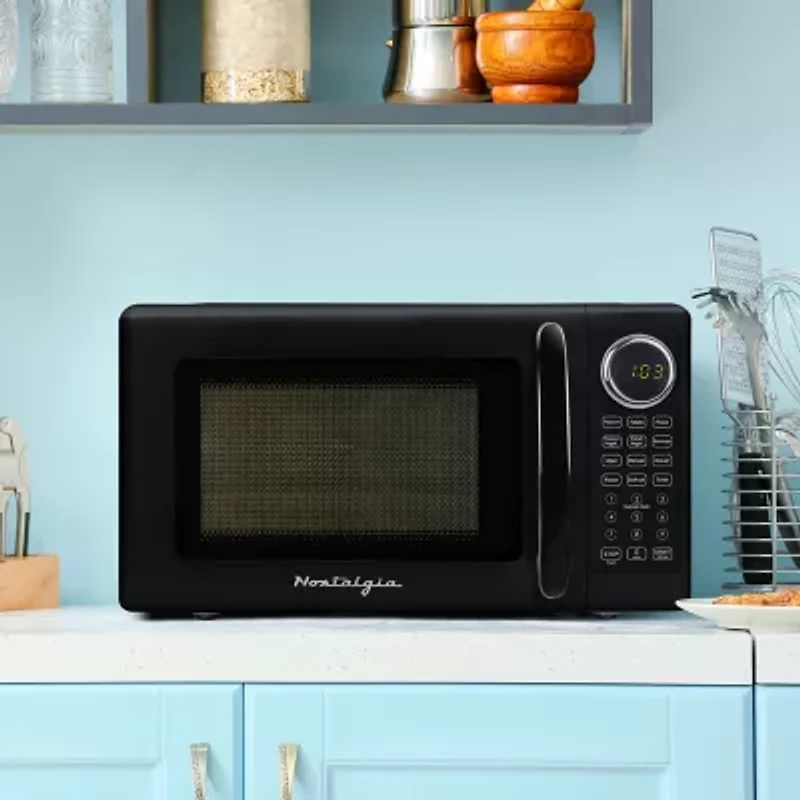 Nostalgia Retro 0.7 Cu Ft Counter Microwave