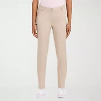 IZOD Womens Juniors Straight Flat Front Pant