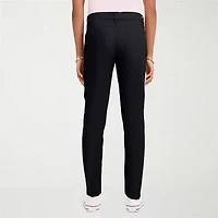 IZOD Womens Juniors Straight Flat Front Pant
