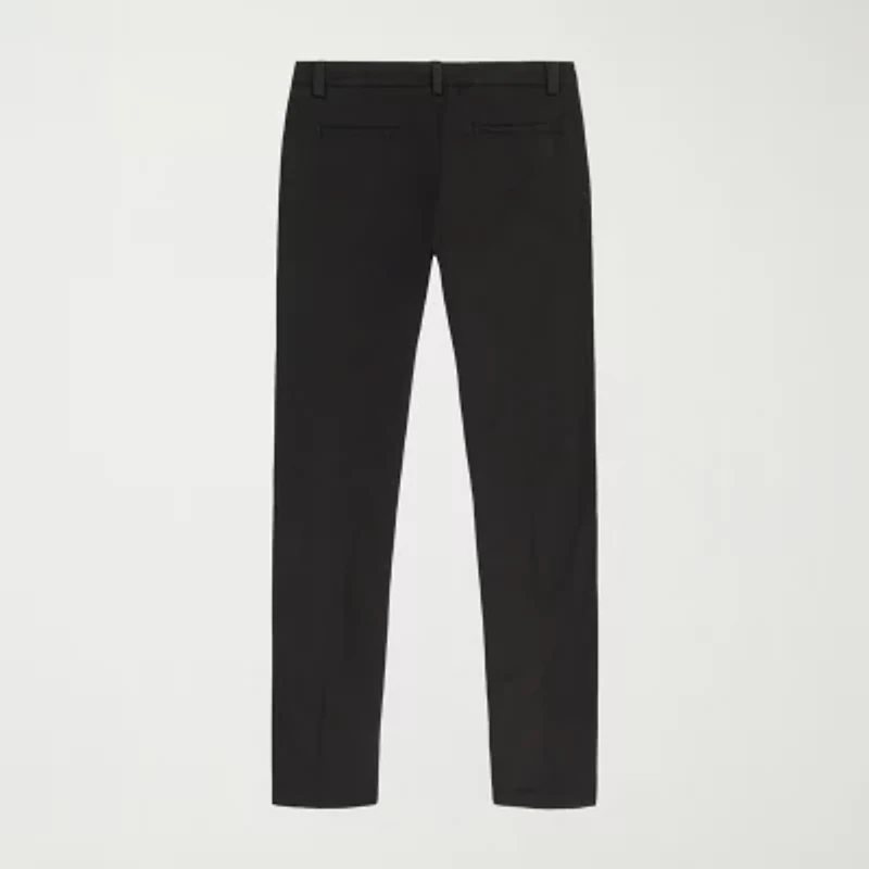 IZOD Womens Straight Flat Front Pant