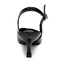 Pop Savien Womens Pointed Closed Toe Kitten Heel Pumps