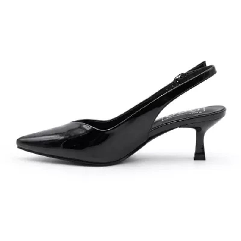 Pop Savien Womens Pointed Closed Toe Kitten Heel Pumps