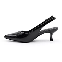 Pop Savien Womens Pointed Closed Toe Kitten Heel Pumps