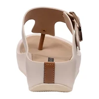 GC Shoes Womens Rhodes Buckled Wedge Sandals