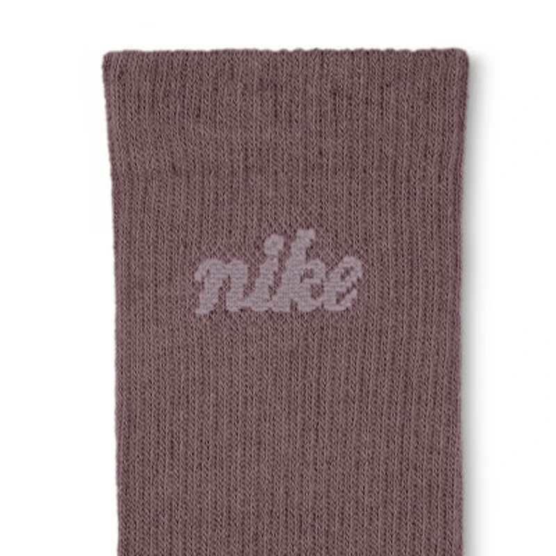 Nike Womens 3 Pair Crew Socks
