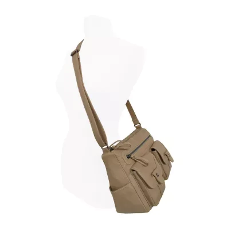 Bueno of California Grainy Crossbody Bag